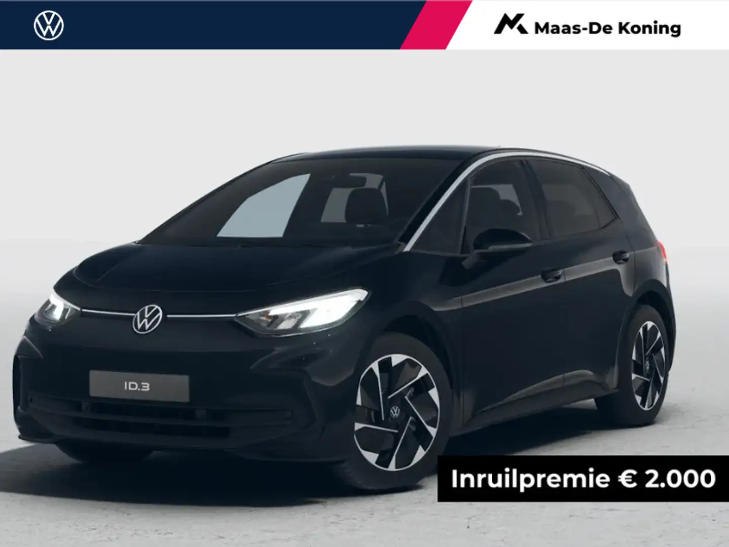Volkswagen ID.3 Pure Business 52 kWh accu.170 pk · Black Edition P Zwart - 1