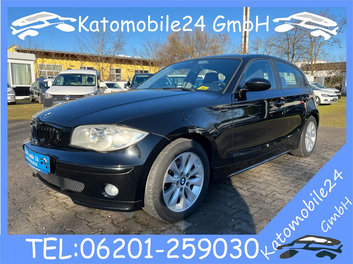 BMW 118 118i Advantage Klimaautomatik abnembare AHK ... Schwarz - 1