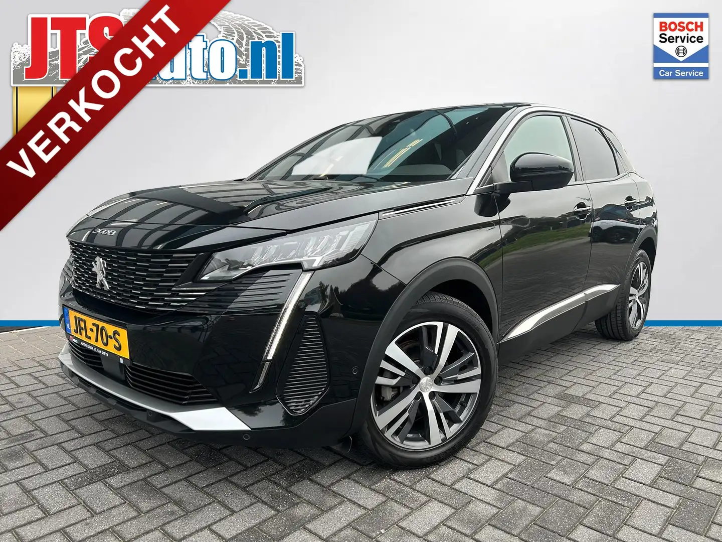 Peugeot 3008 1.2 Allure 130pk Aut. Carplay, Trekhaak, Stoelverw Zwart - 1
