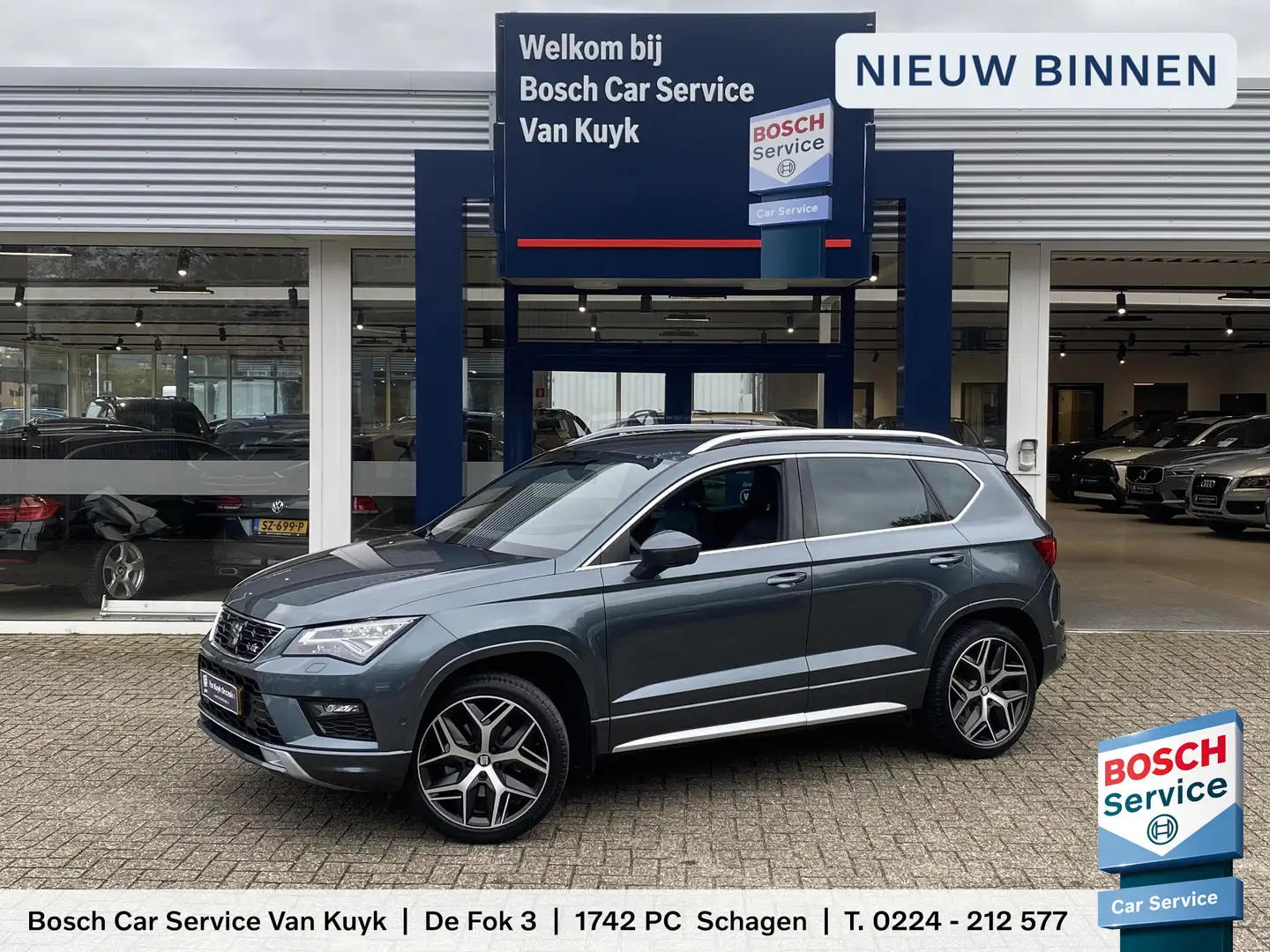 SEAT Ateca 1.5 TSI FR Business Intense / Automaat / Dealer-On Grijs - 1