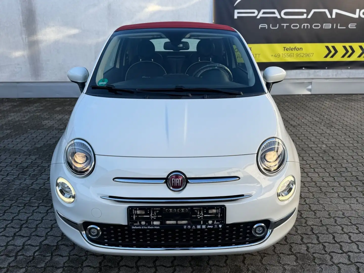 Fiat 500 /TÜV NEU/PDC/NAVI/CABRIO/VOLL!/ Blanc - 2