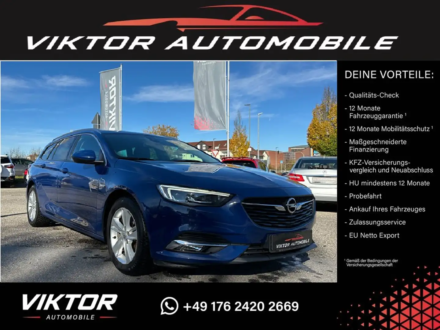 Opel Insignia 2.0 "Dynamic" 4x4 ALLRAD Blau - 1