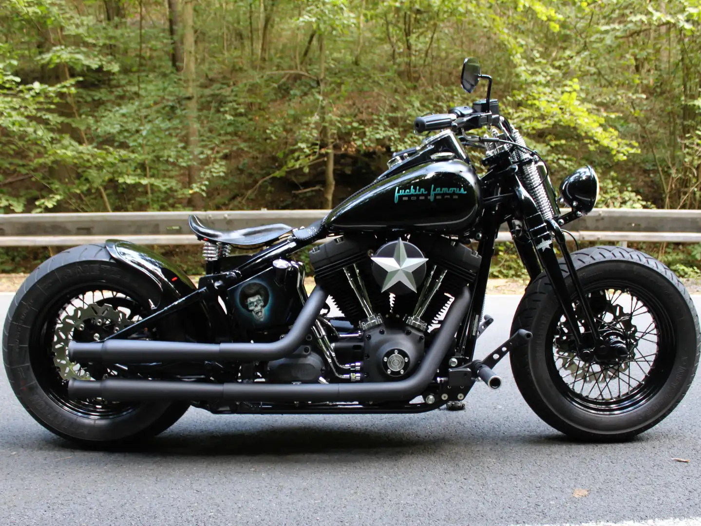 Harley-Davidson Softail Cross Bones Thunderbike Umbau Negro - 1