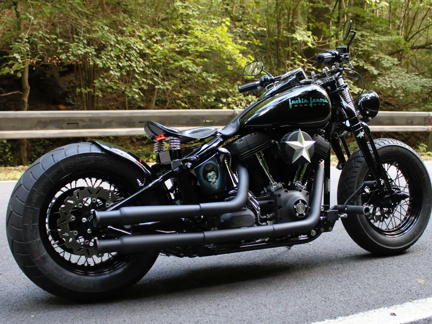 Harley-Davidson Softail Cross Bones Thunderbike Umbau Negro - 2