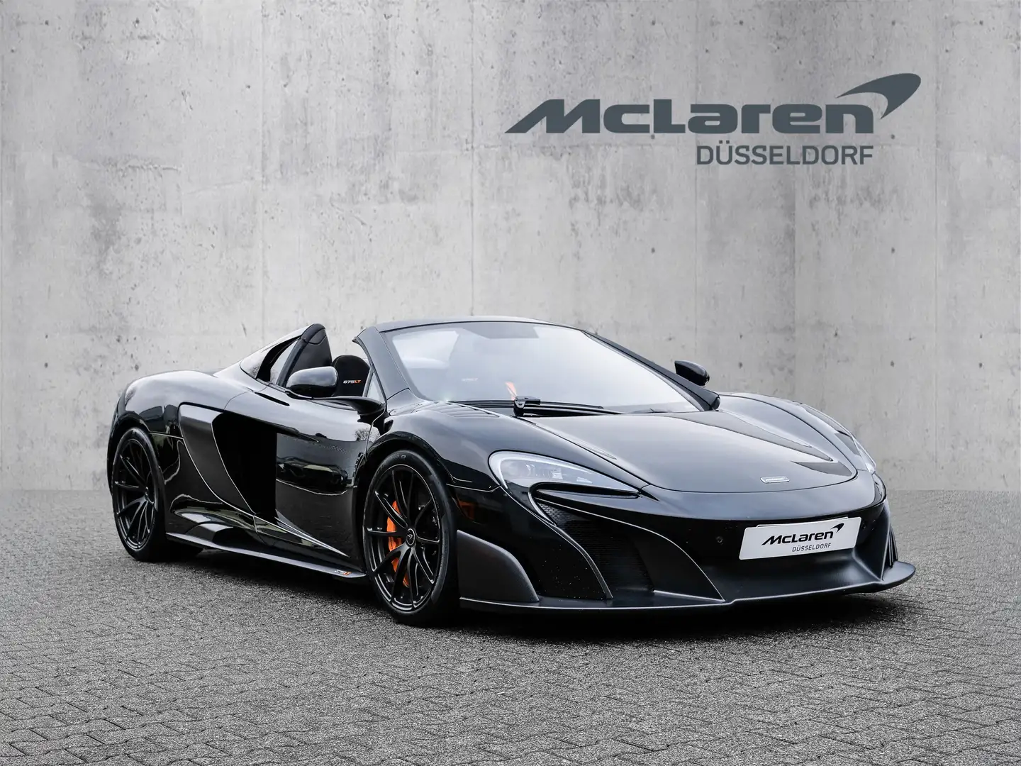 McLaren 675LT Spider Onyx Black, Carbon Louvres, Meradian Schwarz - 1