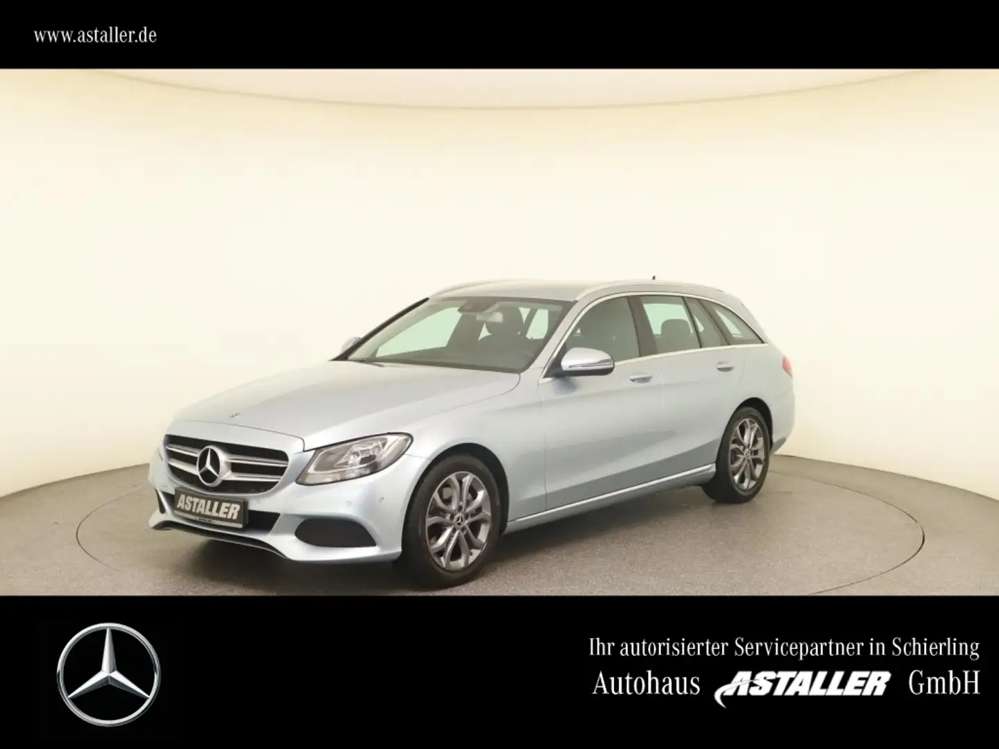 Mercedes-Benz C 220 T d Avantgarde 2x Navi+Kam+AHK+Towi+Spur Argintiu - 1
