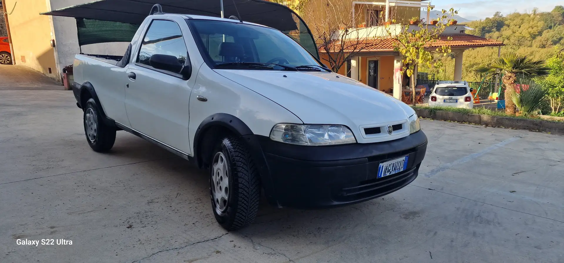 Fiat Strada 1.9 diesel 63cv autocarro con cassone Fehér - 1