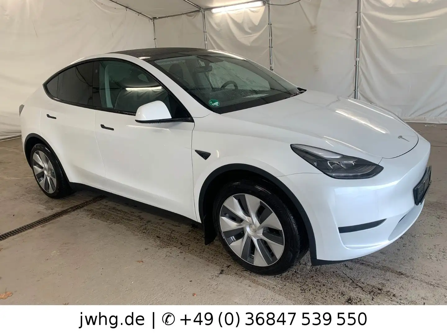 Tesla Model Y 19" Panorama Kam. DAB Autopilot LED Navi Weiß - 2