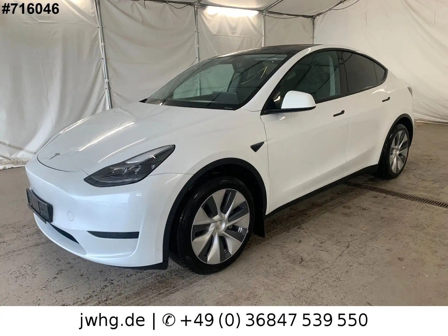Tesla Model Y 19" Panorama Kam. DAB Autopilot LED Navi Weiß - 1