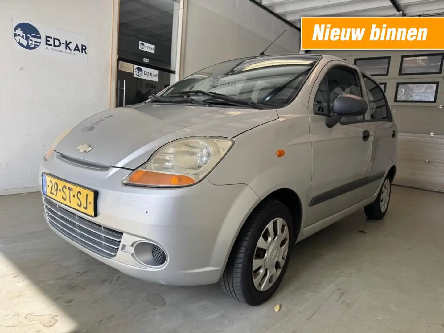 Chevrolet Matiz 0.8 Breeze AIRCO NAP APK 7-2026 ZEER NETTE AUTO EN Grijs - 1