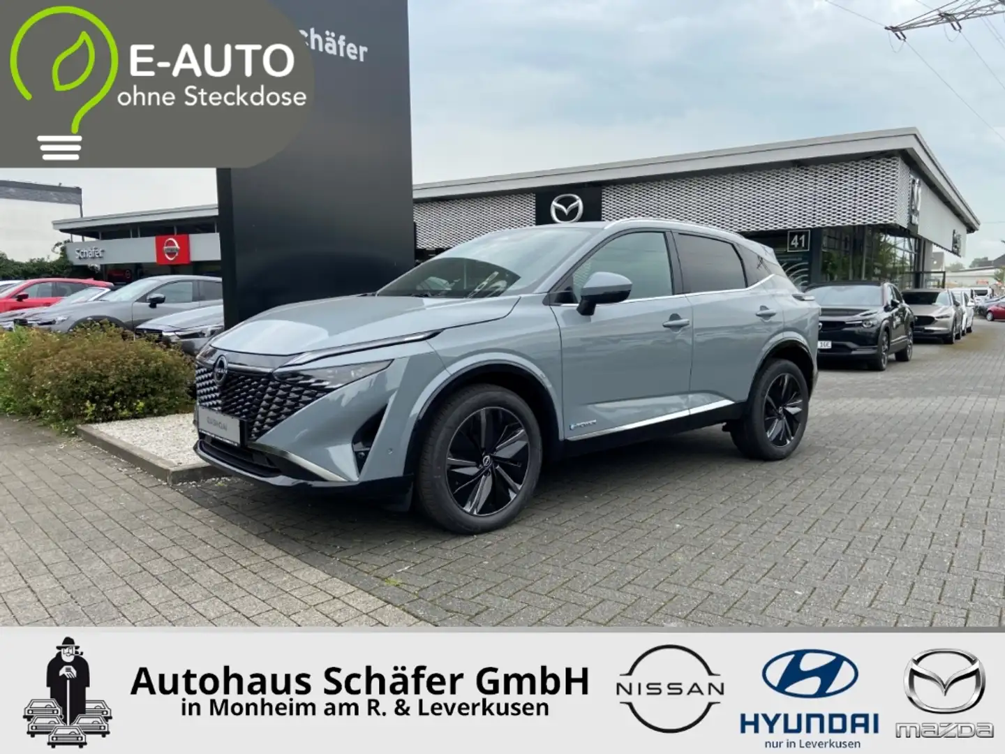 Nissan Qashqai TEKNA 1.5 VC-T e-POWER HUD Navi Leder Digitales Co Gris - 1