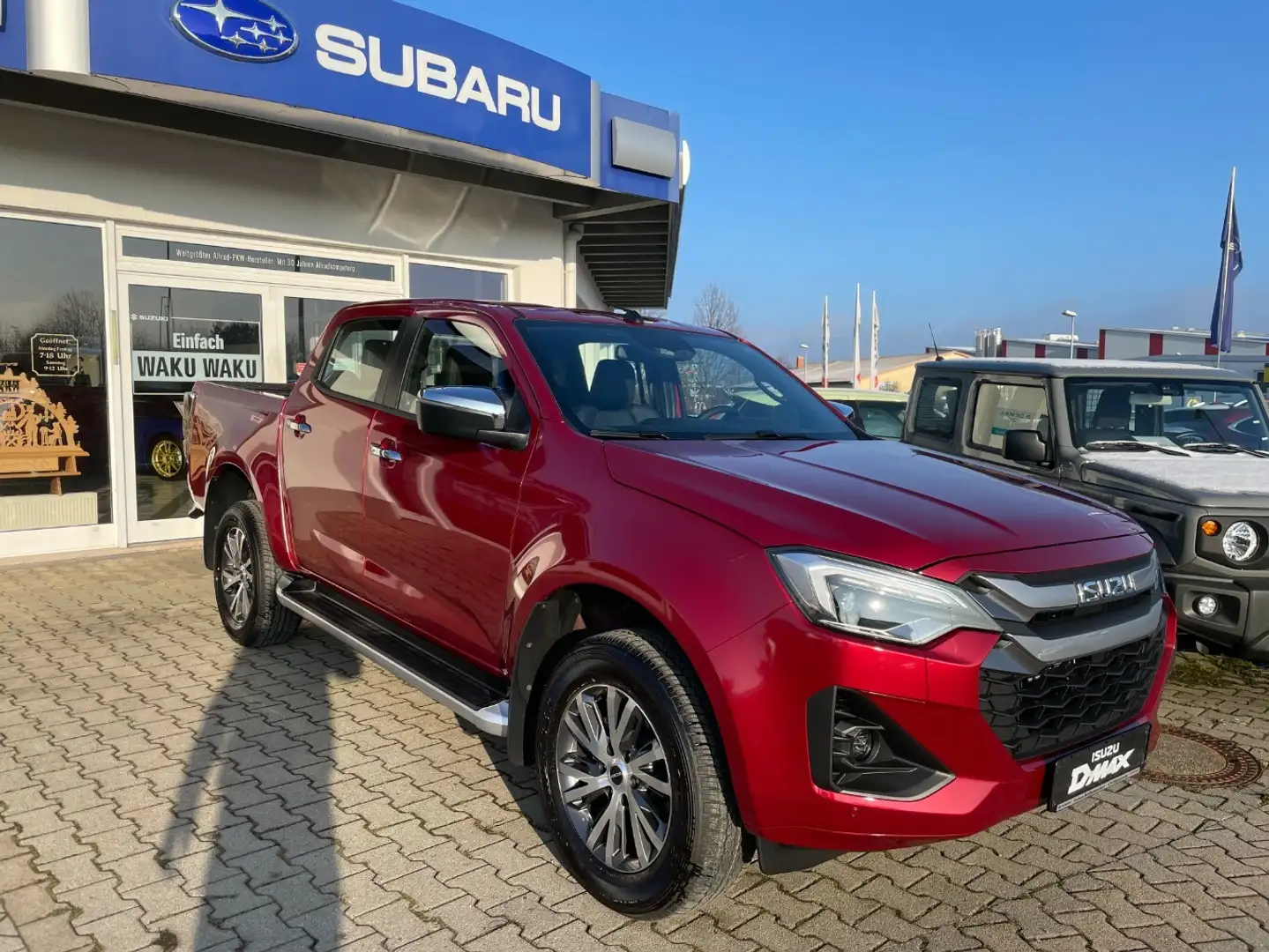 Isuzu D-Max 1.9TD 4X4*LSE*LED*DAB+*AHZV*PTC Rood - 1