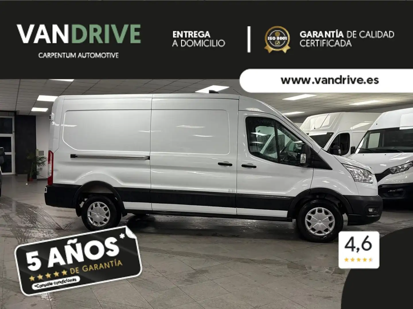 Ford Transit L3 H2 2.0TDCI 130CV Blanco - 2