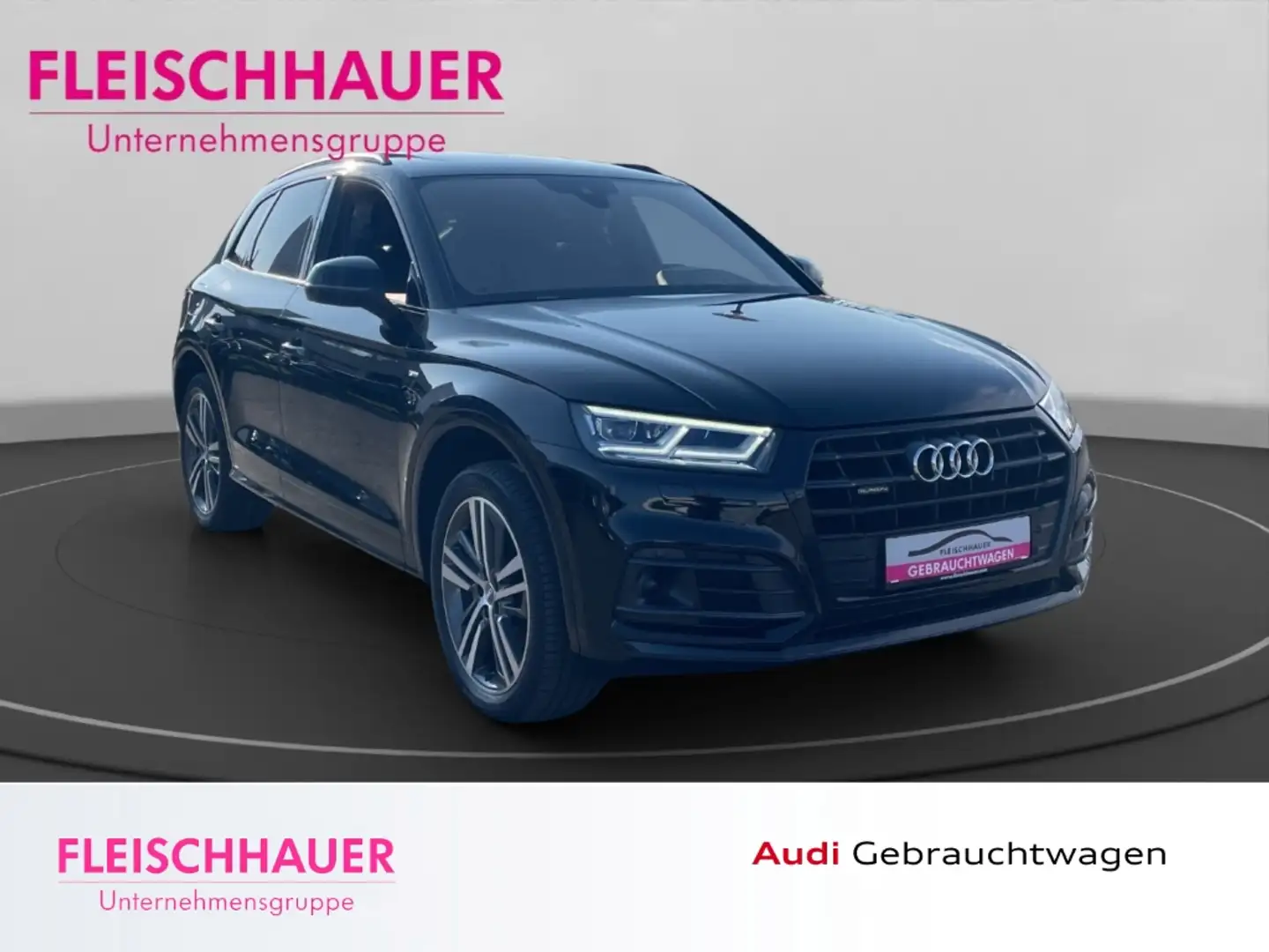 Audi Q5 40 TDI quattro Sport S-Line RFK AHK schwenk Headup Schwarz - 1