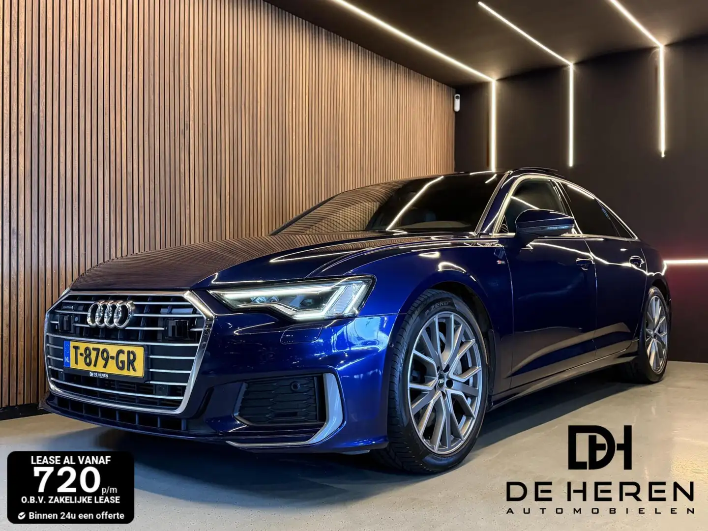 Audi A6 Limousine 55 TFSI quattro Design Pro Line Plus Sli Blauw - 1