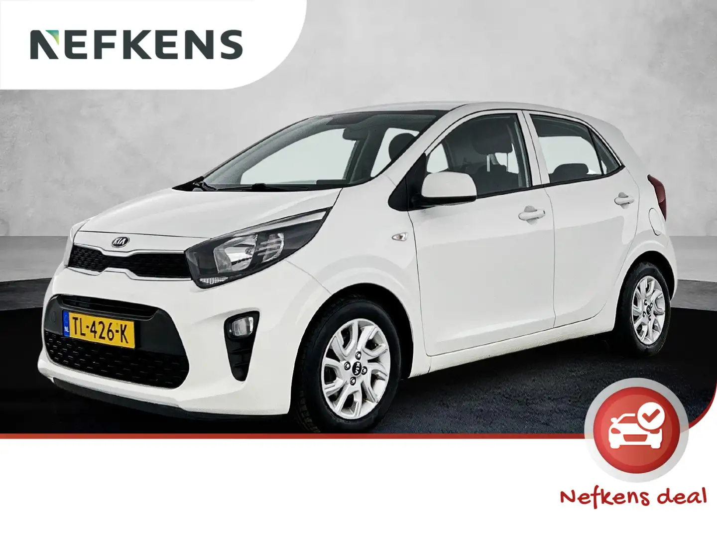 Kia Picanto 1.0 CVVT ComfortPlusLine Navigator 67pk | Airco | Wit - 1
