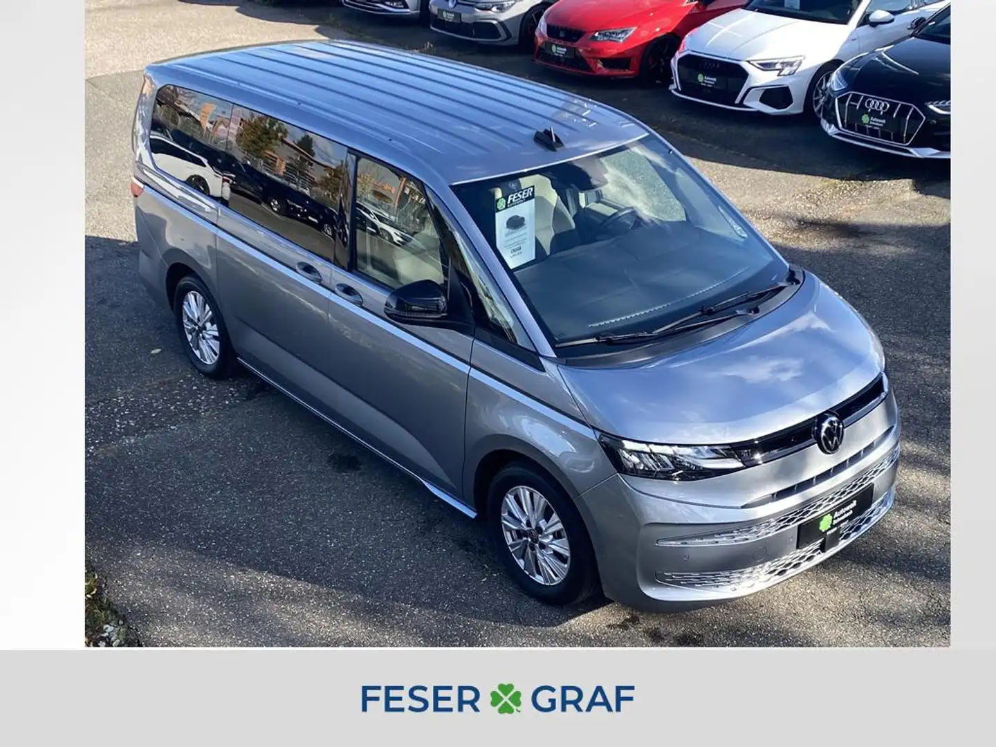 Volkswagen T7 Multivan 2.0 TDI lang AHK NAVI VIRT KAM SHZ Silber - 1