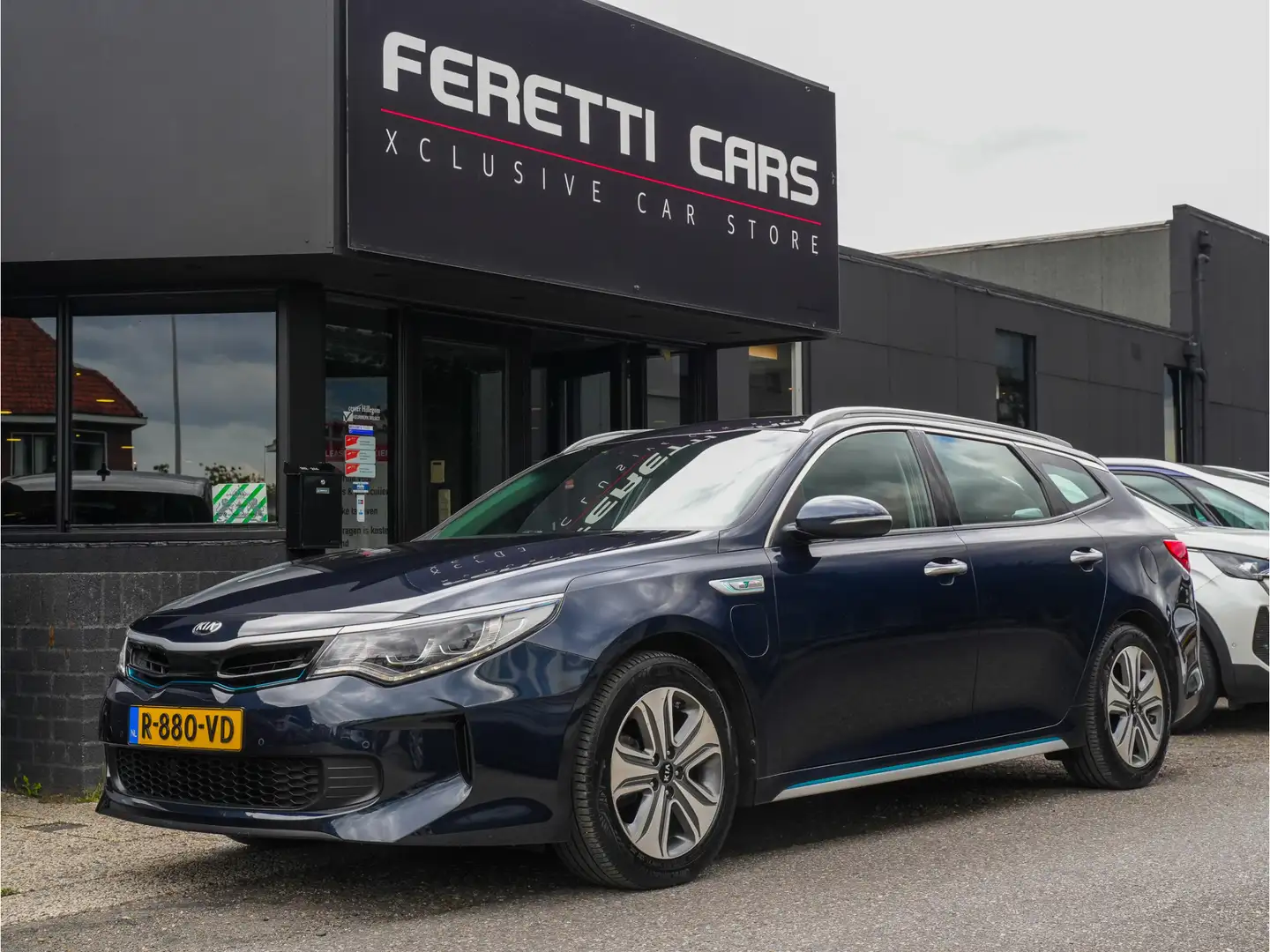 Kia Optima SPORTSWAGON 2.0 GDI PHEV AUT6 DYNAMIC LINE LEDER N Blauw - 1