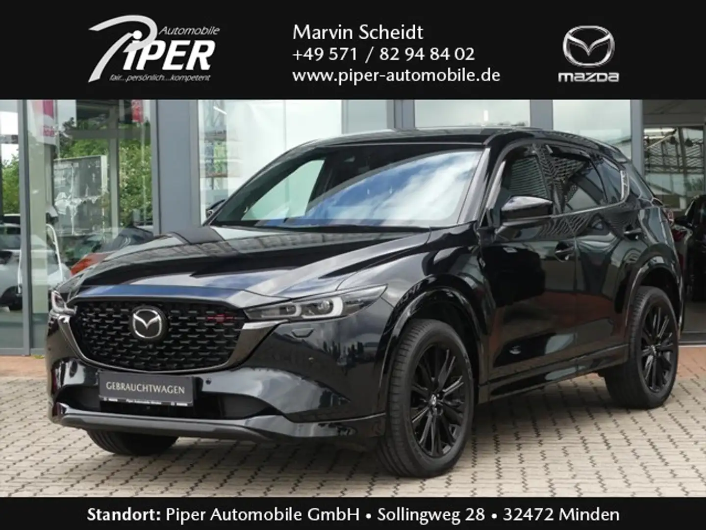 Mazda CX-5 SKYACTIV-G 194 AWD 5T 6AG AL-HOMURA LEDER-Sr Noir - 1