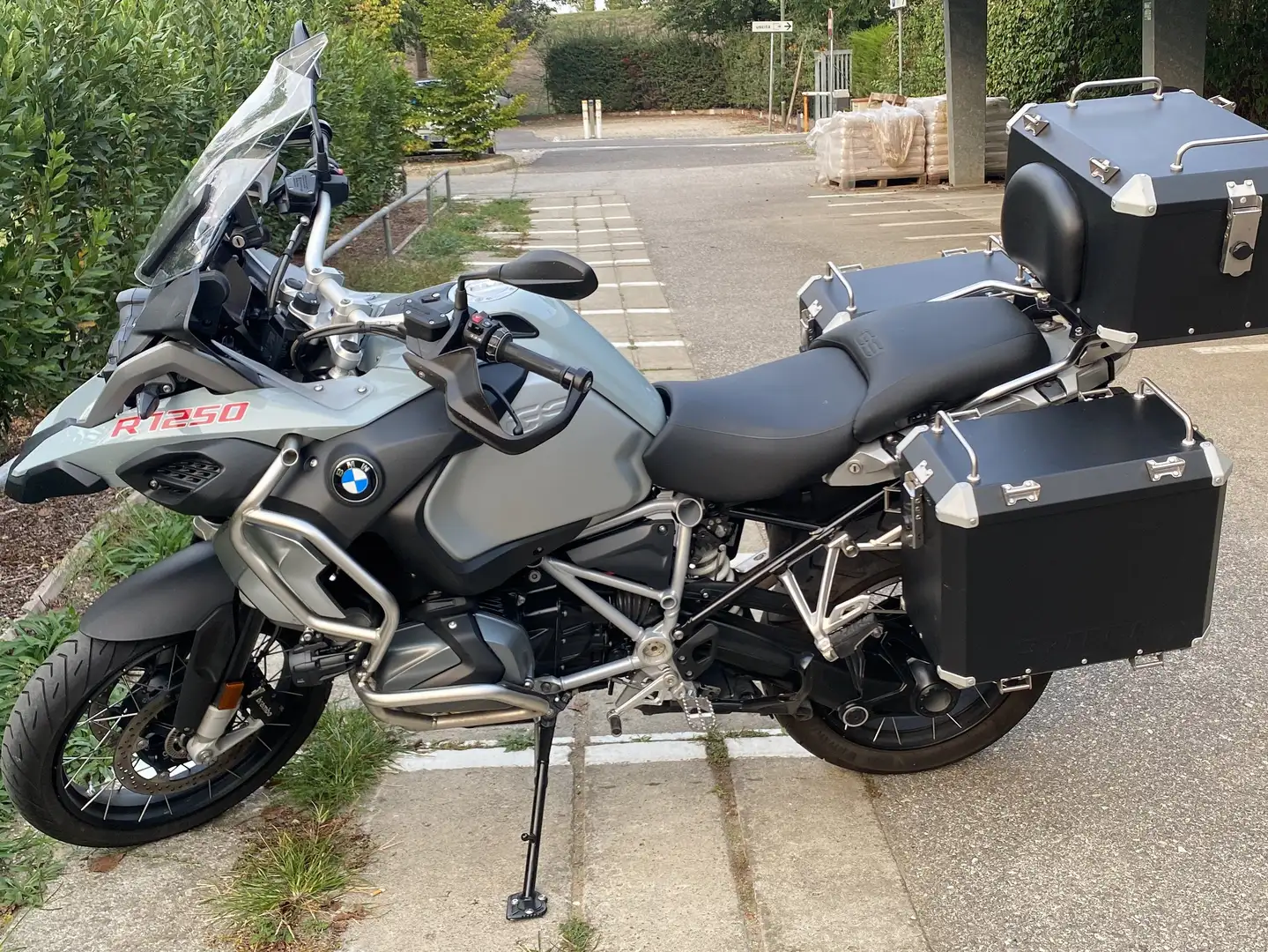 BMW R 1250 GS Adventure Adventure Ice Grey Gris - 1