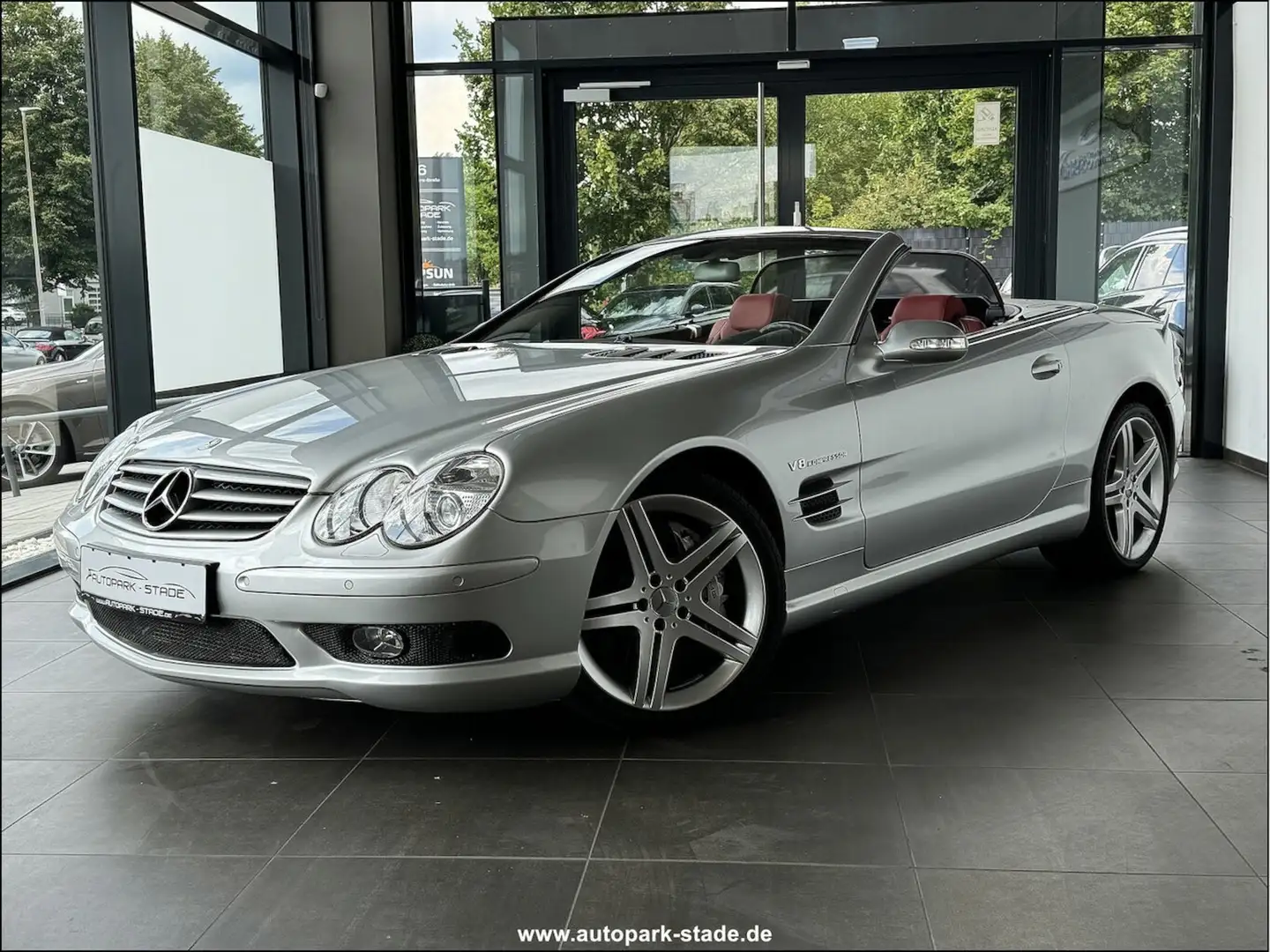 Mercedes-Benz SL 55 AMG Cabrio BI-Xenon Memory Bose Massage Silber - 2