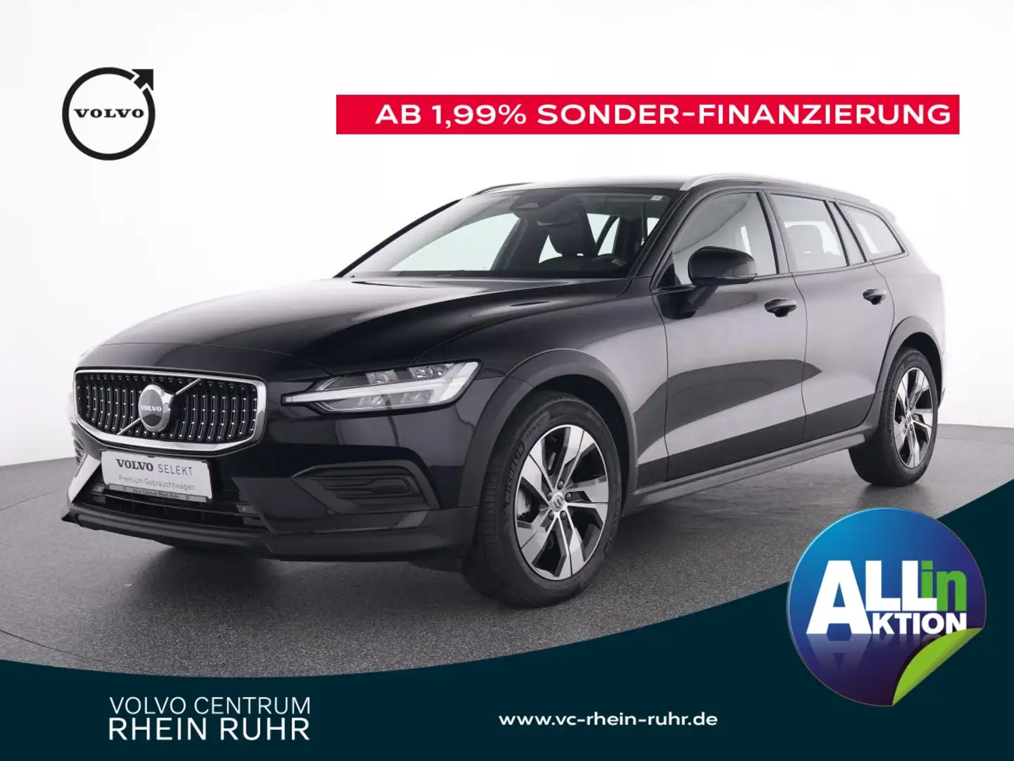 Volvo V60 Cross Country B4 D AWD Plus SKP-WP+NAVI+DAB Grau - 1