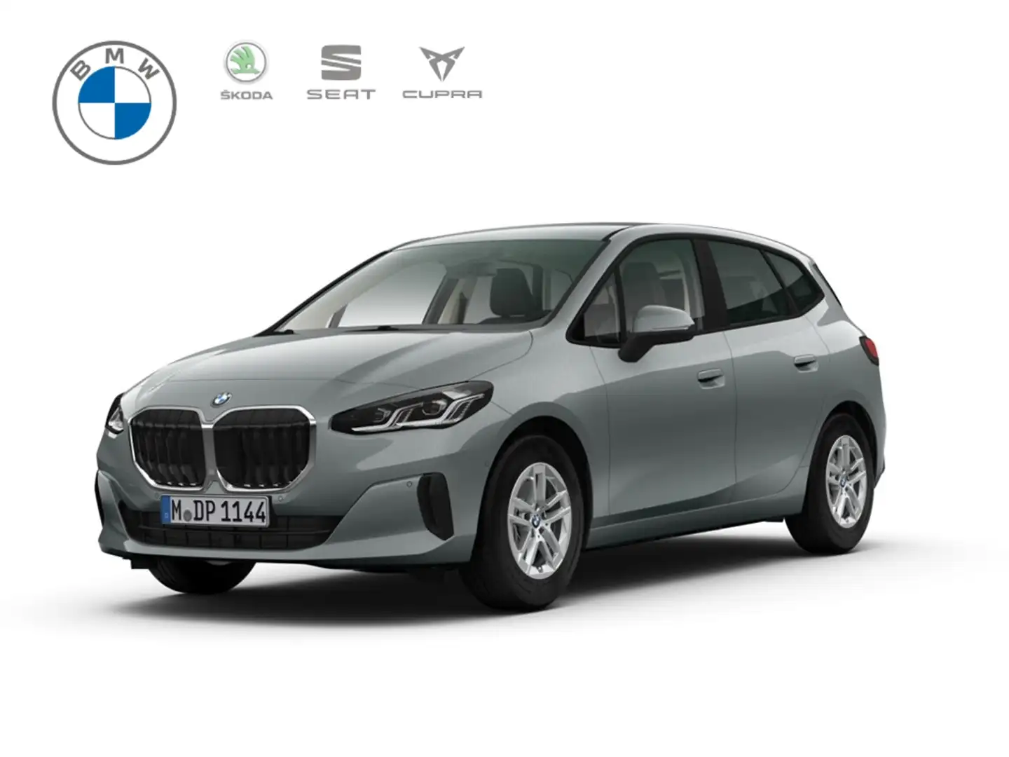 BMW 218 Active Tourer i Park-Assistent AHK-klappbar Navi D Grijs - 1