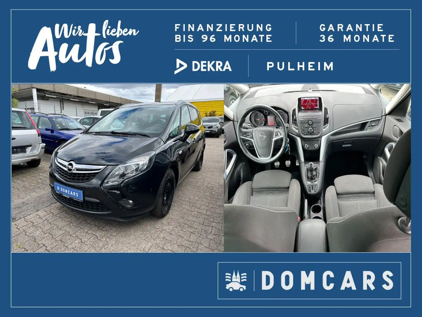 Opel Zafira C Tourer Sport/NAVI/BI-XENON/7-SITZER/AHK Noir - 1