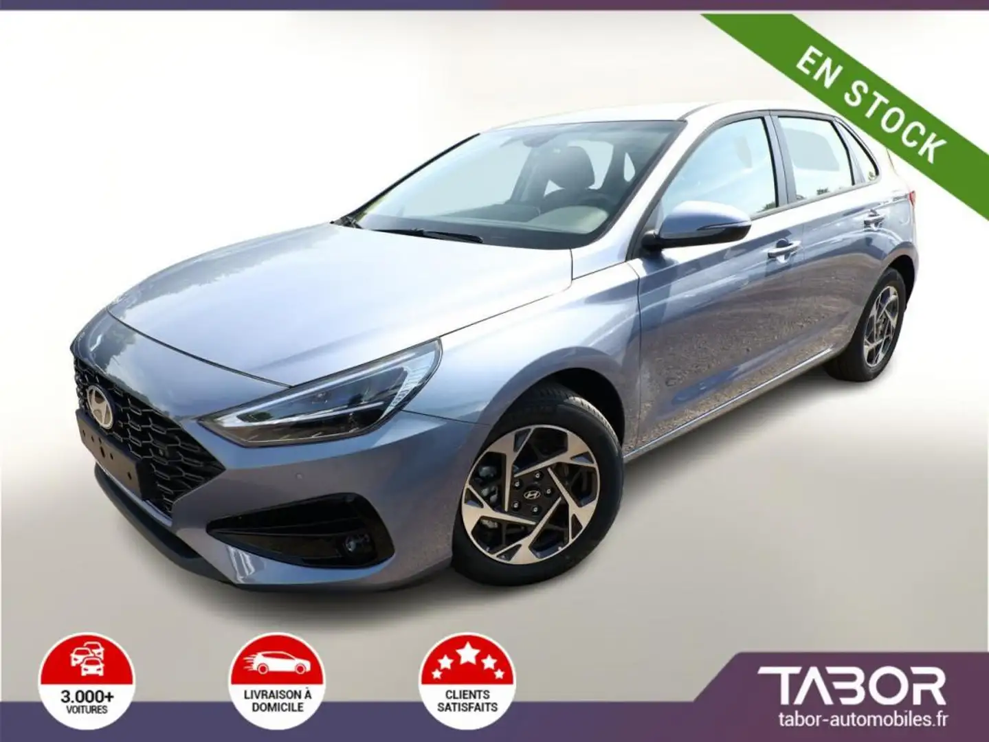 Hyundai i30 1.0 TGDI 100 Advantage LED GPS cam Bleu - 1