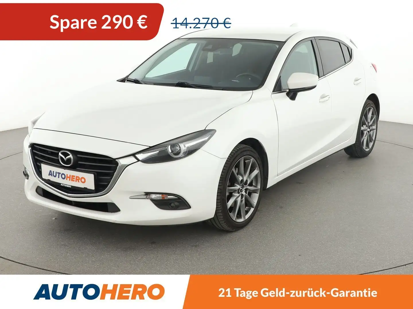 Mazda 3 2.0 Signature*LED*TEMPO*CAM*PDC*SHZ*KLIMA*GARANTIE Weiß - 1