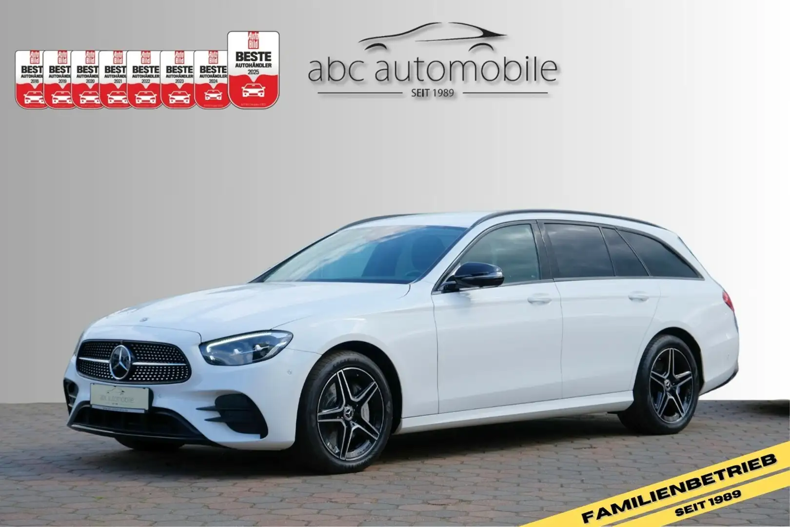 Mercedes-Benz E 400 d 4Matic AMG Airmatic AHK HUD Mediadisplay Blanc - 1