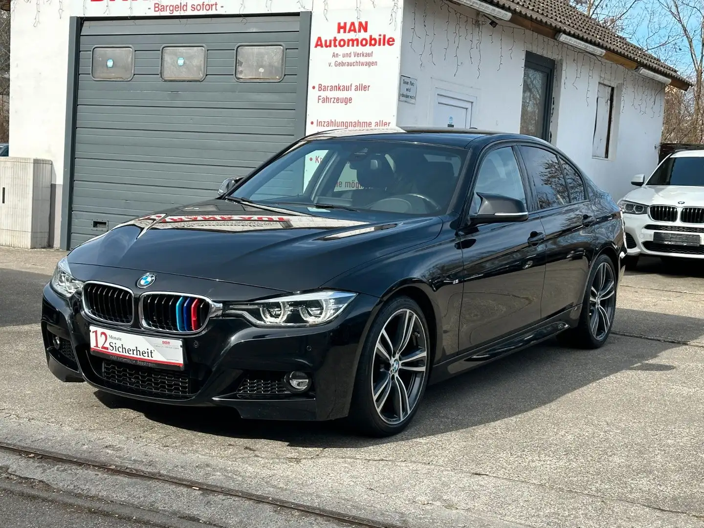 BMW 318 3 Lim. 318d/// M Sport/Head-Up/Navi/Leder/LED Schwarz - 2