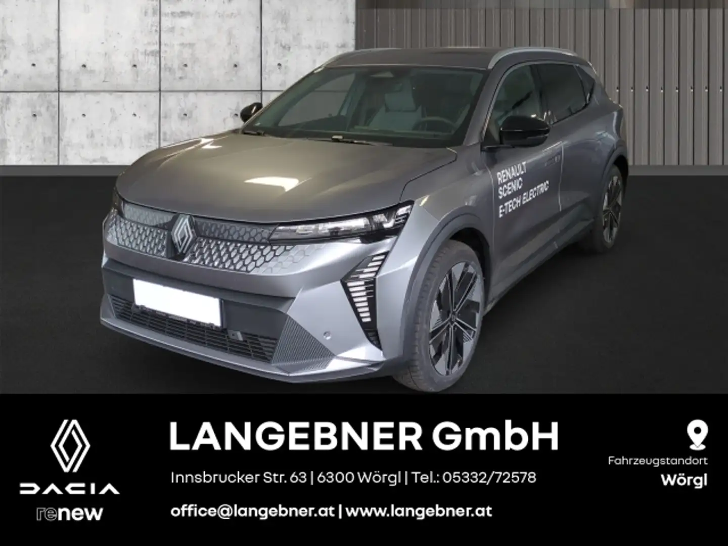 Renault Scenic E-TECH Techno 220 PS long range Grau - 1