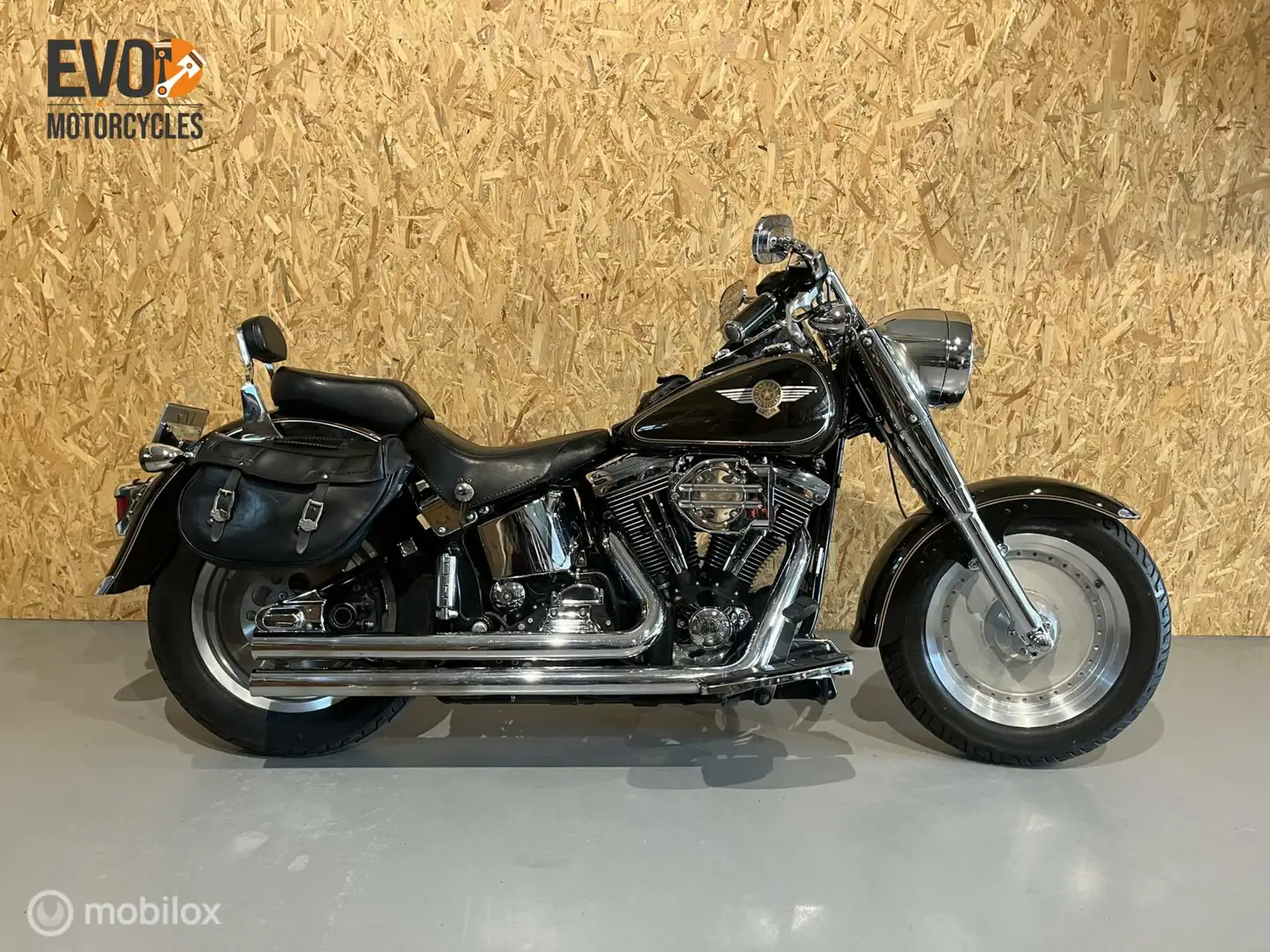 Harley-Davidson Fat Boy FLSTF Zwart - 1