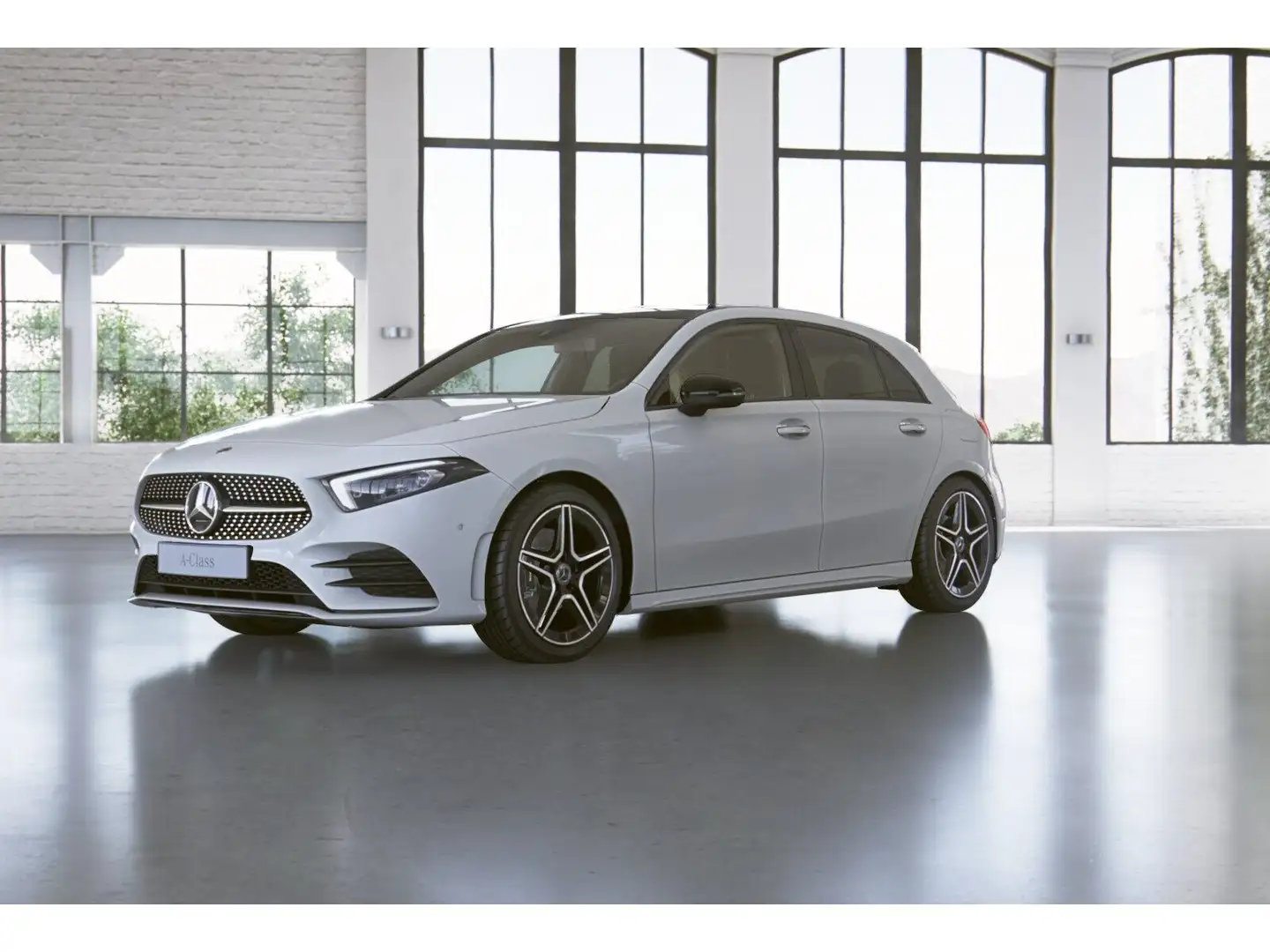 Mercedes-Benz A 200 d 4MATIC Kompaktlimousine AMG Line, Night Paket, S Weiß - 2