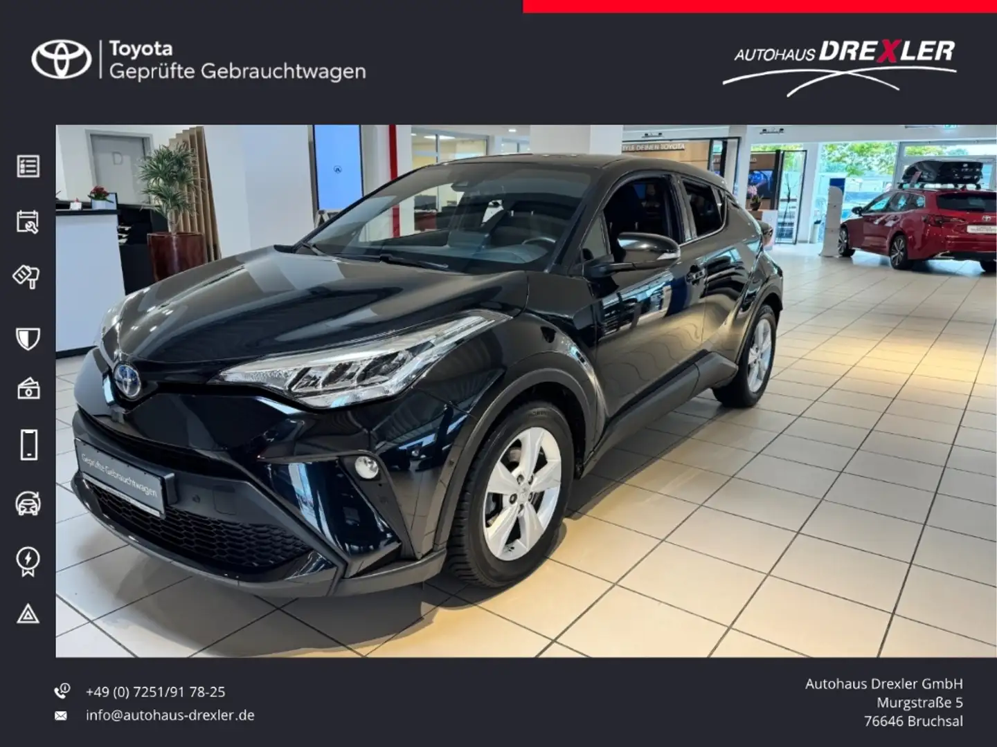 Toyota C-HR Hybrid Team D  Navigation 2.0l Noir - 1
