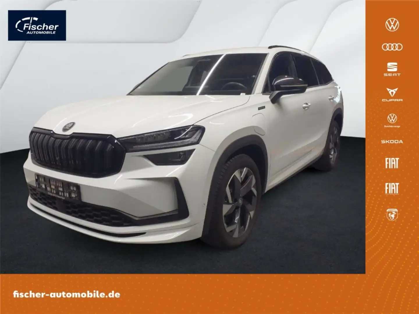 Skoda Kodiaq 1.5 TSI iV Sportline Weiß - 1