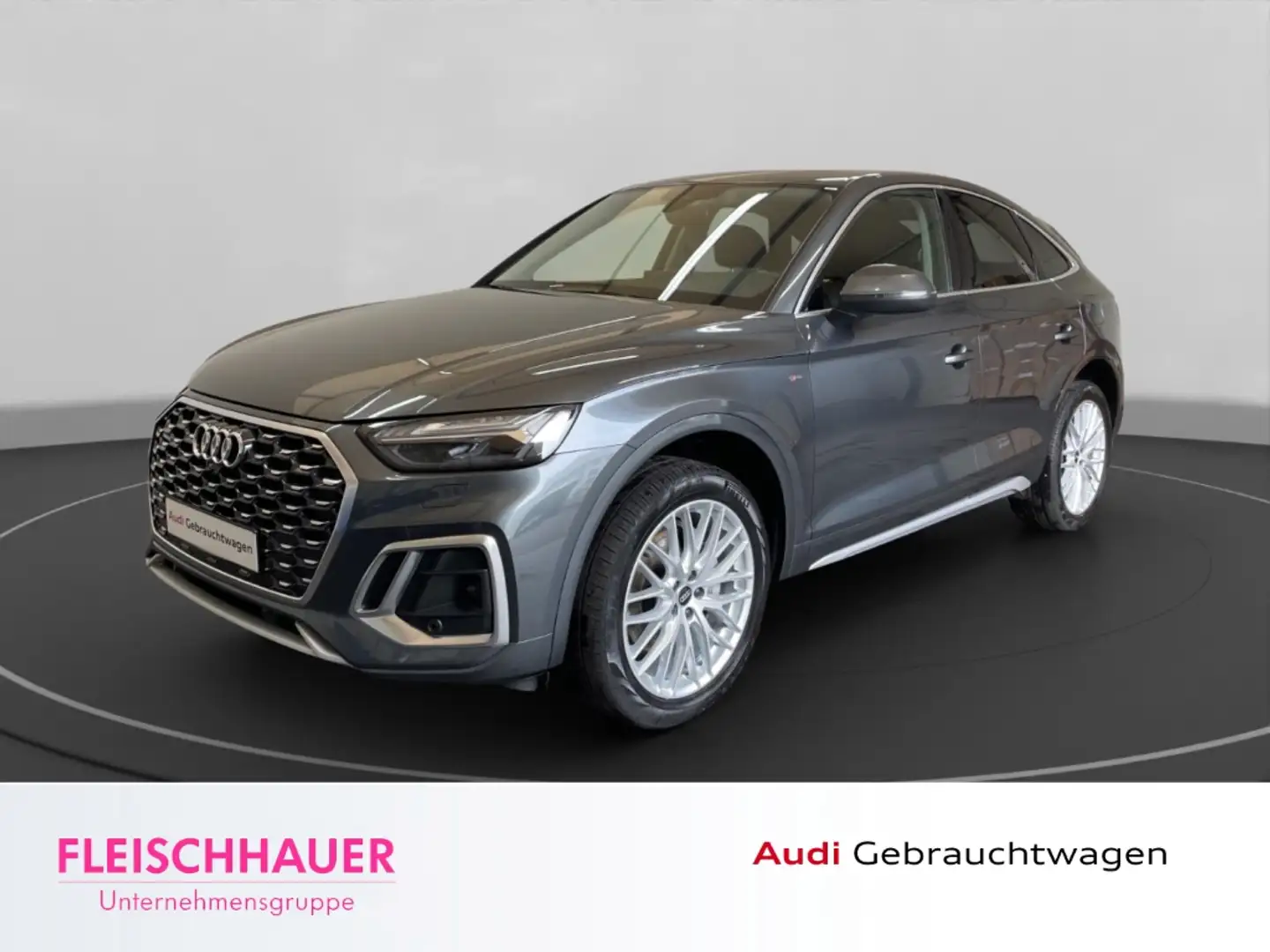 Audi Q5 Sportback 55 TFSI e quattro S line LED Navi e-Sitz Gris - 1