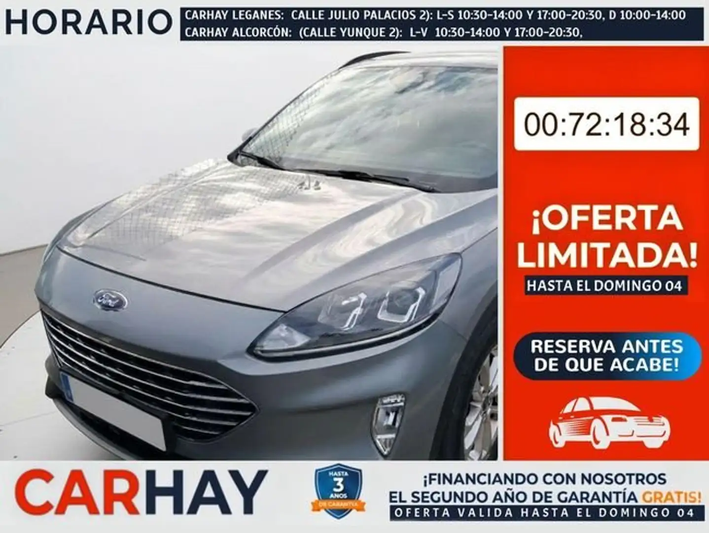 Ford Kuga Titanium 2.5 Duratec PHEV 165kW Auto Gris - 1