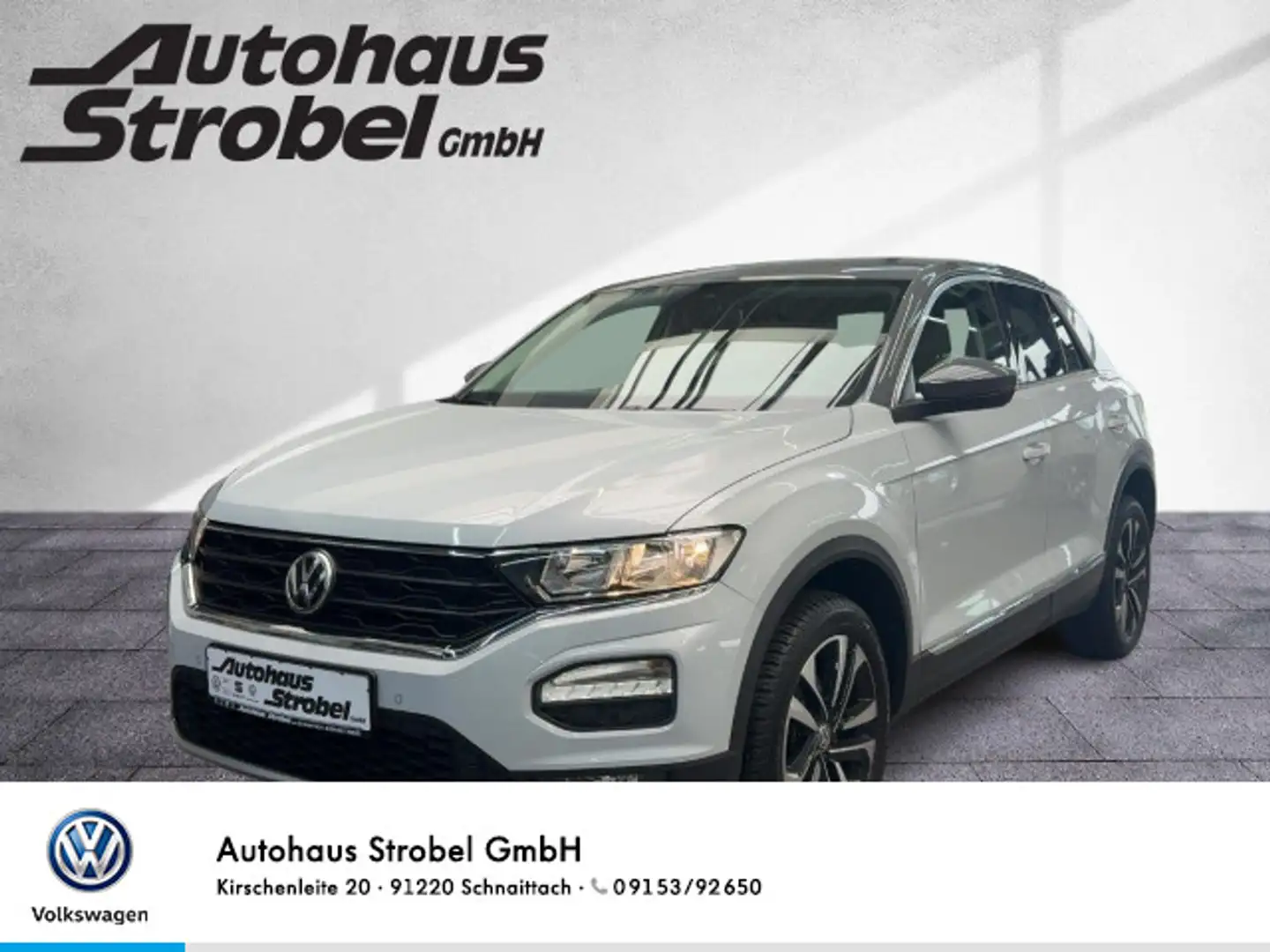 Volkswagen T-Roc 1.5 TSI DSG "UNITED" AHK ACC Navi Kamera C Weiß - 1