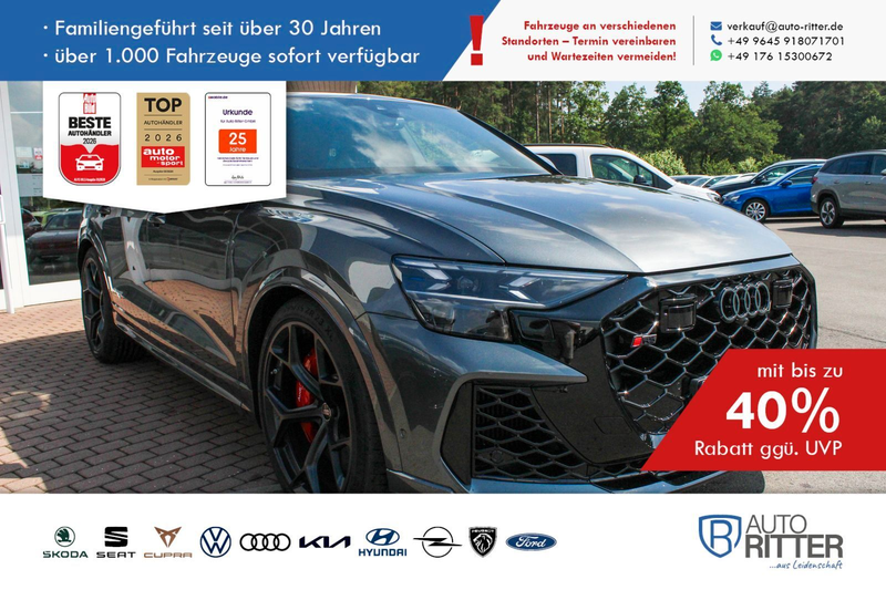Audi RS Q8 Performance Keramik+AHK+ACC+Pano+Headup+...