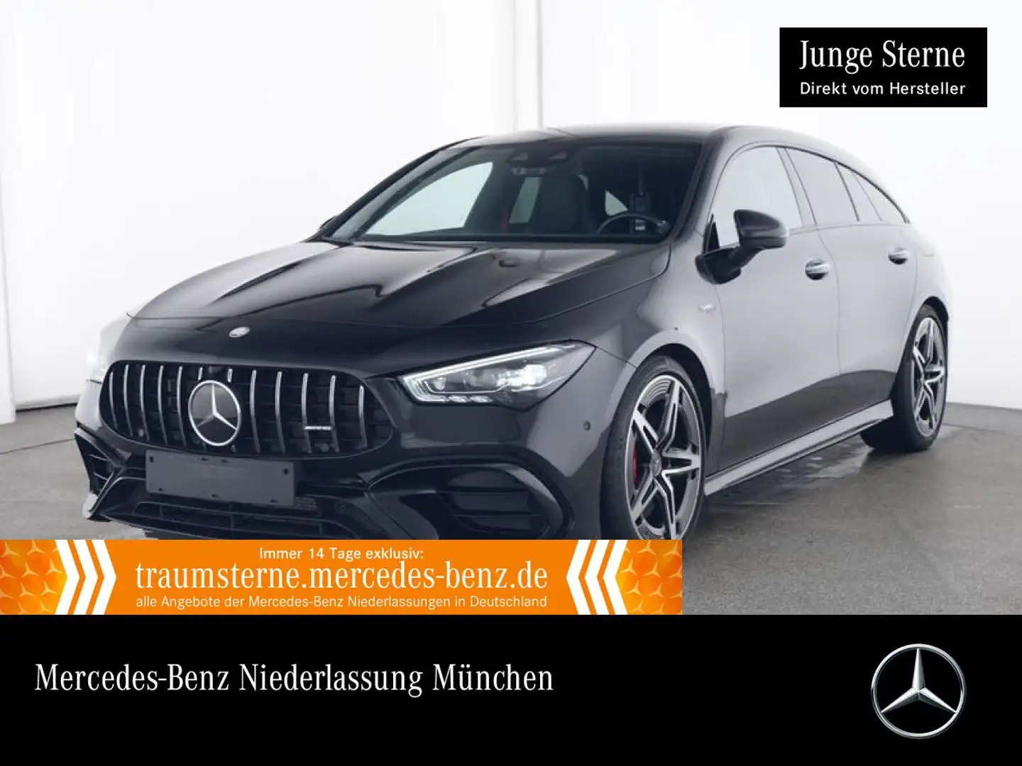 Mercedes-Benz CLA 45 AMG CLA 45 S 4M DRIVERS+PANO+AHK+MULTIBEAM+BURMESTER Černá - 1