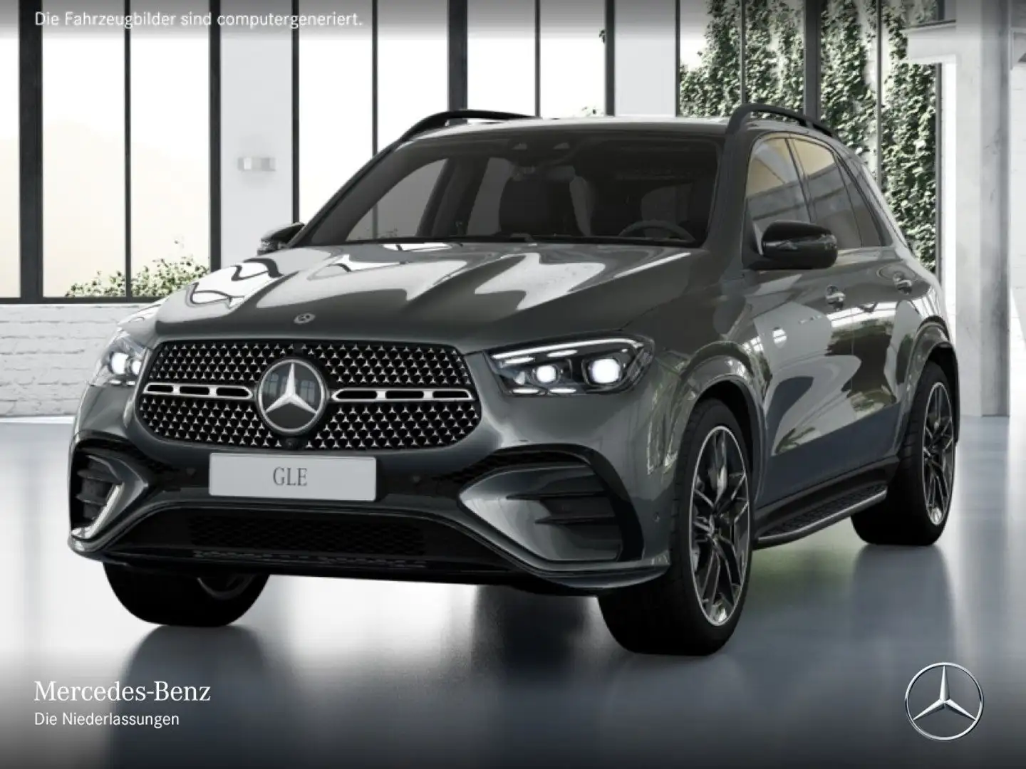 Mercedes-Benz GLE 450 d 4M AMG+NIGHT+PANO+360+AHK+MULTIBEAM+HUD Grijs - 2