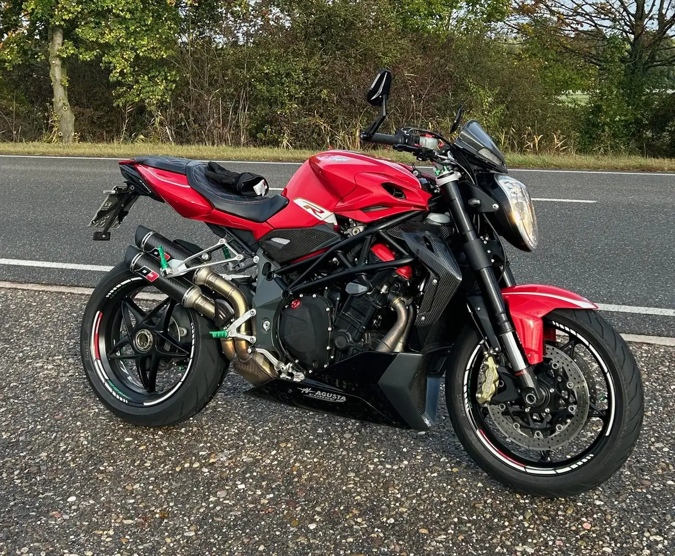 MV Agusta Brutale 1090 R QD Auspuff, Einzelstück, Carbon uvm Rouge - 1