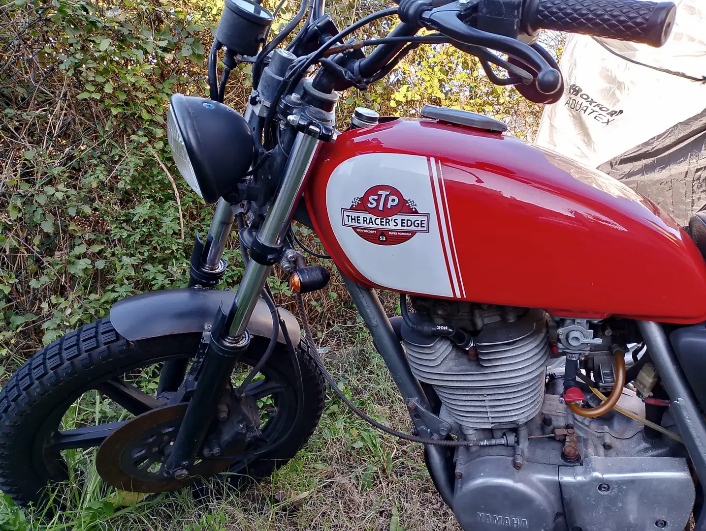 Yamaha SR 500 scrambler Roşu - 2