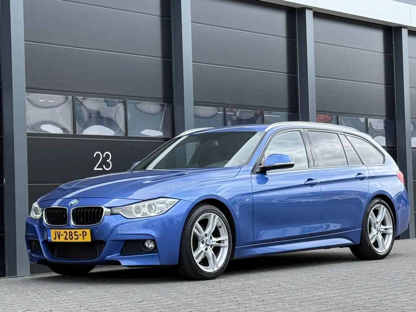 BMW 318 3-serie 2.0 318d M-Pakket Clima PDC Blauw - 1