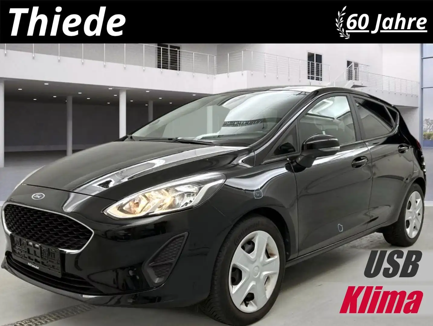 Ford Fiesta 1.0 COOL & CONNECT 5-TÜR KLIMA/USB Schwarz - 1