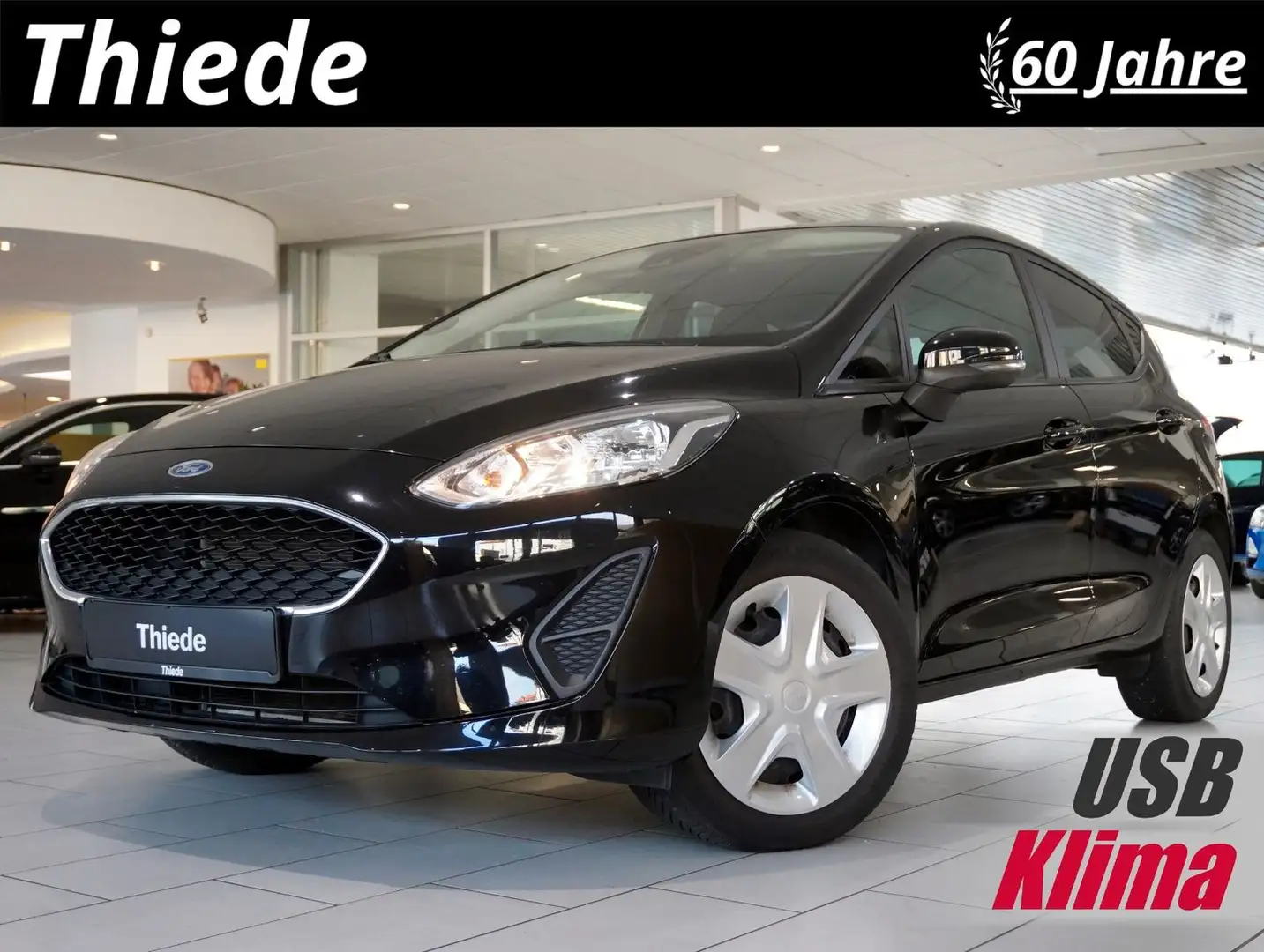 Ford Fiesta 1.0 COOL & CONNECT 5-TÜR KLIMA/USB/PDC/BT Negru - 1