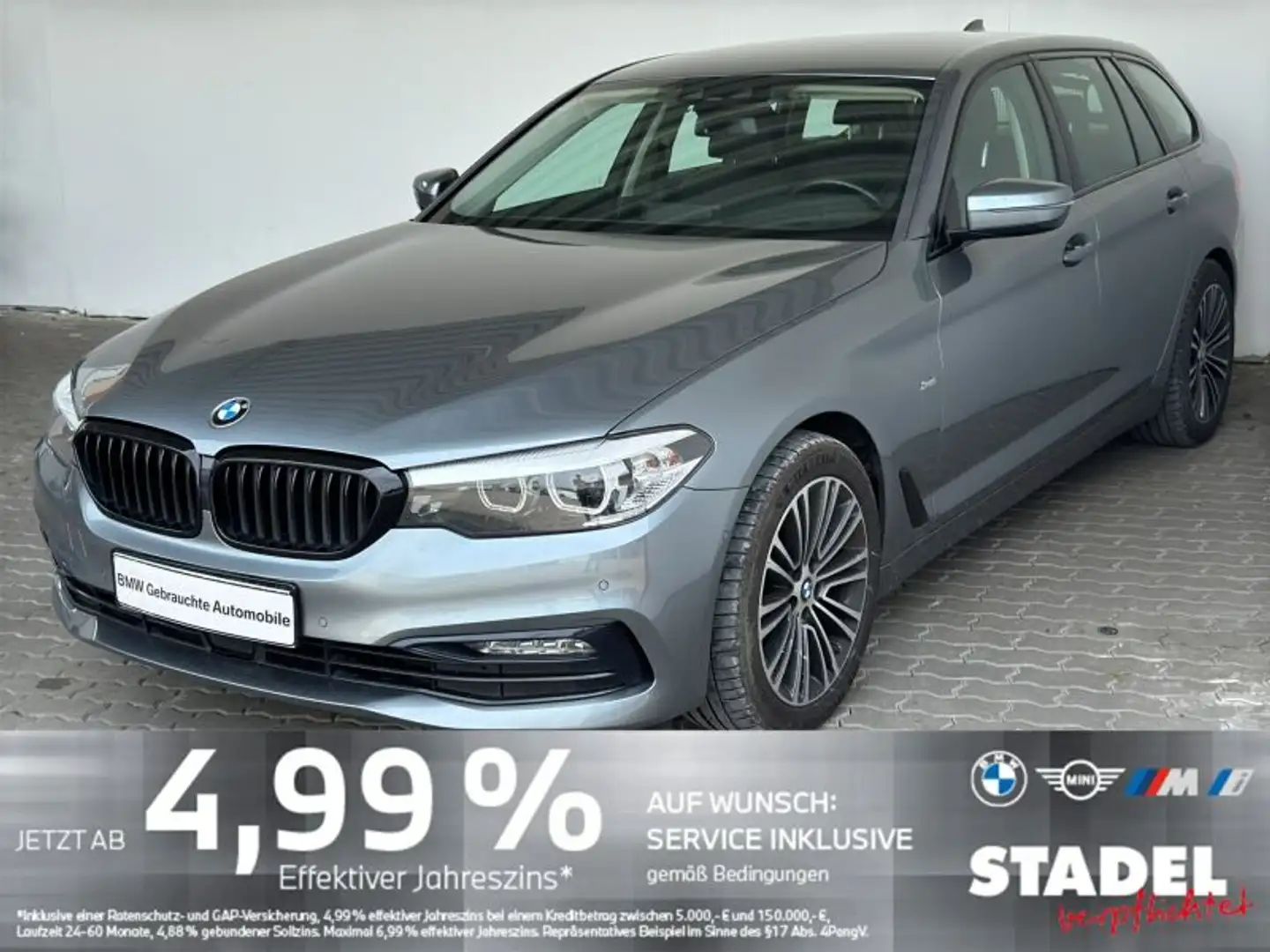 BMW 540 i xDr Tour. Sport Line Navi.LED.ACC.RFK.HuD Blau - 1
