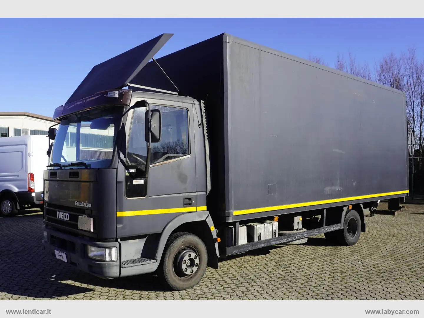 Iveco Eurocargo 75 E 14 Boxato con Sponda Idraulica Grijs - 1